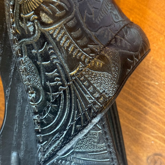 Dansko Black Tooled Clog Size 40= 9.5 -10 Nursing, On Your Feet. Caregiver. - Picture 14 of 16